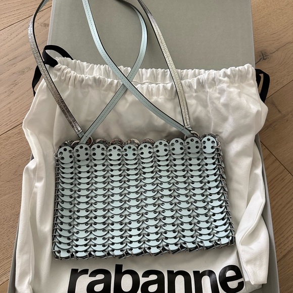 Handbags - Brand NEW Paco Rabanne 1969 Flip shoulder bag blue (reversible)